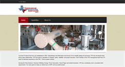 Desktop Screenshot of corrosionproductsservices.com